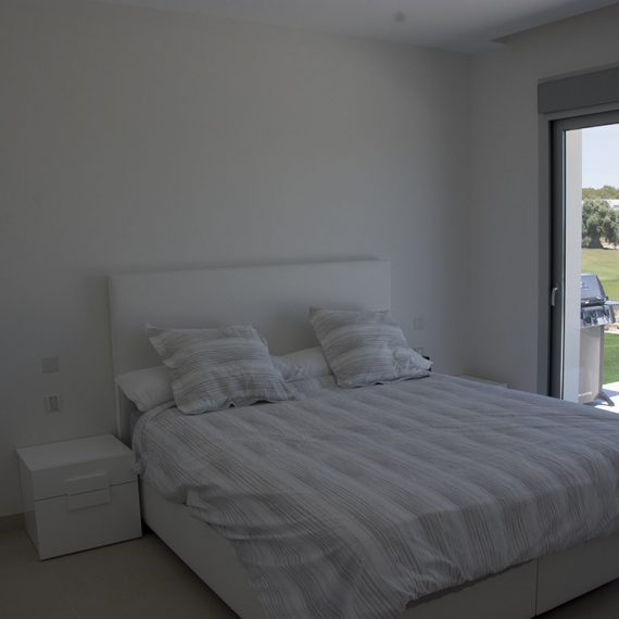 View of the bedroom of Casa Madroño